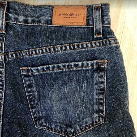 Eddie Bauer Women's Denim Blue Jeans 10R - Picture 9 of 12